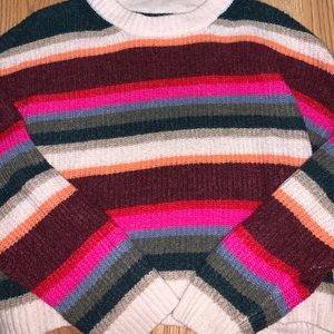 Multicolored American Eagle sweater
